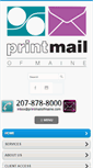 Mobile Screenshot of printmailofmaine.com