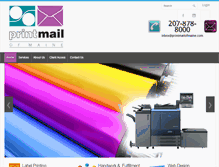 Tablet Screenshot of printmailofmaine.com